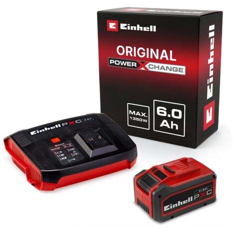 Einhell 4512143 18V 4-6Ah & 6A Boostcharger PXC Power X-Change PLUS Werkzeug-Akku und Ladegerät  18