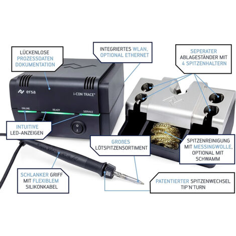 ERSA ERSADUR 142PDLF03L Punta A Matita 0,3 Mm Per I-Tool TRACE, I-Tool MK2, I-CON Trace IoT – Con Rivestimento Senza Piombo