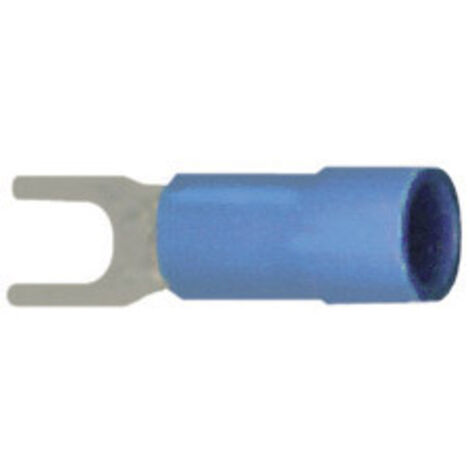 Vogt Verbindungstechnik 3652c Gabelkabelschuh  4 mm² 6 mm² Loch-Ø=4.3 mm Teilisoliert Gelb 1 St.