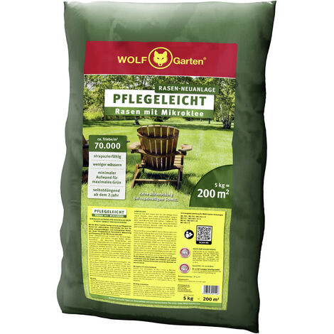 WOLF-Garten 76AH1002650 WOLF-Garten Rasen mit Mikroklee L-MI 200 5 kg