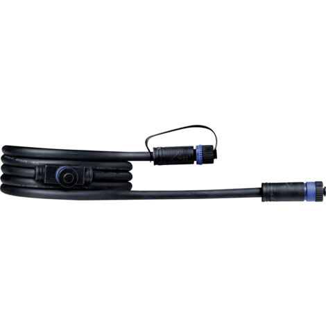 Paulmann Plug & Shine Verbindungskabel Outdoor schwarz 2 m Plug & Shine Beleuchtungssystem