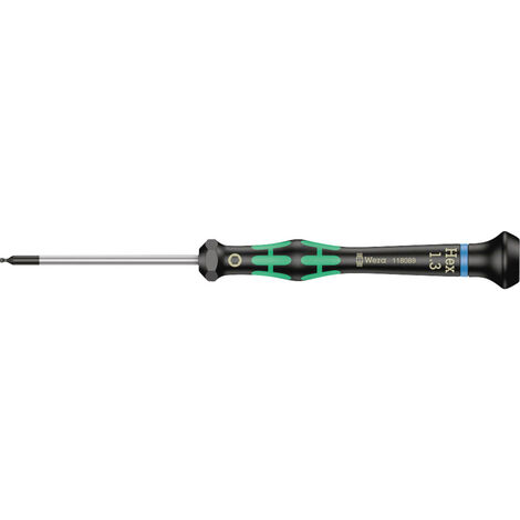 Wera 2052 Elektronik- u. Feinmechanik Innen-Sechskantschraubendreher Schlüsselweite (metrisch): 1.3