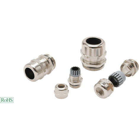 3x Kalitec Reduzierung M32/M20 – Messing, Gerändelt, IP68, Selbstabdichtend, -40°C Bis 100°C – Für Kabelverschraubungen