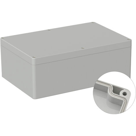TRU COMPONENTS TC-9065688 Industrie-Gehäuse 240.3 x 160.3 x 90 ABS Lichtgrau (RAL 7035) 1 St. (1/2)
