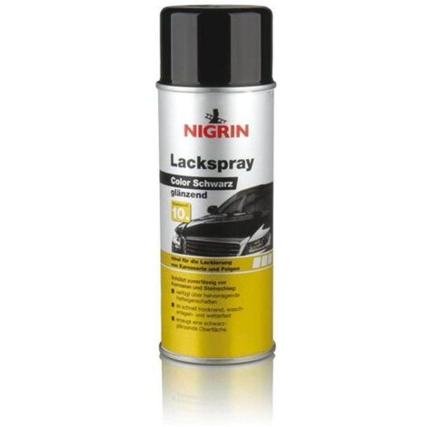 NIGRIN Lackspray Schwarz Glänzend 400ml