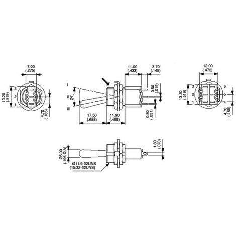 APEM 5546A 5546A Kippschalter 250 V/AC 3 A 2 x Ein/Ein rastend 1 St. kaufen