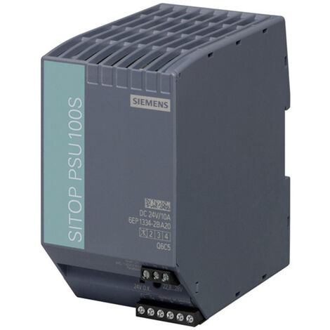 Siemens 6EP13342BA20 Hutschienen-Netzteil (DIN-Rail)  24 V/DC 10 A 240 W Anzahl Ausgänge:1 x  Inhalt