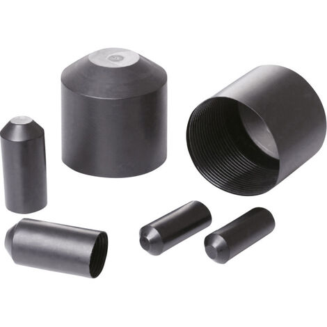 thumbnail image 2 of Raychem UBGA 4x35-150 Heat Shrink End Cap - 1kV Voltage Resistant, 56mm Black (Tyco) 2 of 12