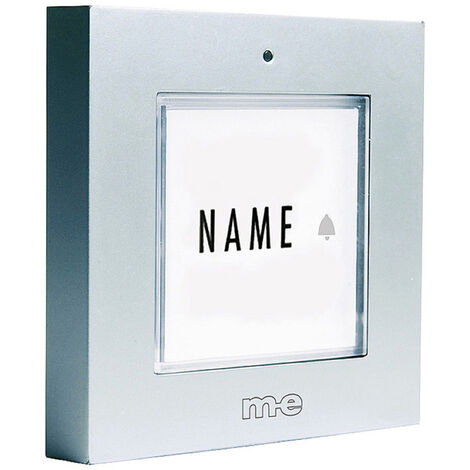 m-e modern-electronics 41272 Funkklingel Sender mit Namensschild