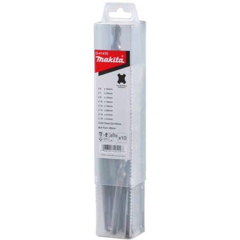 Makita  D-41470  Hammerbohrer-Set 10teilig   SDS-Plus 1 Set