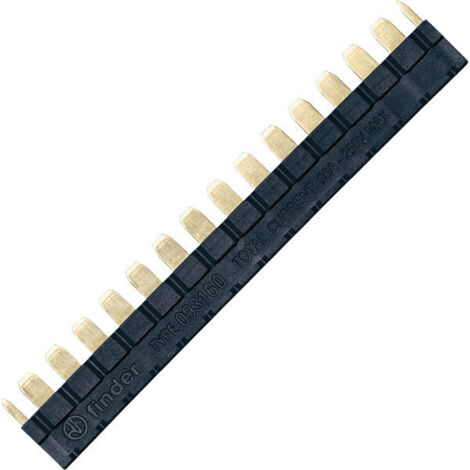 Finder 093.16.0 Kammbrücke 250 V/AC Polzahl: 16 Schwarz 1 St.