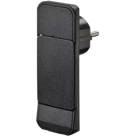Bachmann Flachstecker 16A 250V Kst 933.008 IP20 schwarz abgew