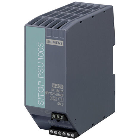 Siemens 6EP13222BA00 Hutschienen-Netzteil (DIN-Rail)  12 V/DC 7 A 80 W Anzahl Ausgänge:1 x  Inhalt 1