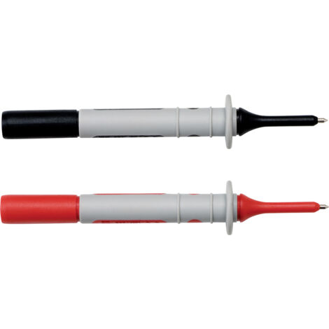 Präzisions 4-mm Multimeter-Prüfspitzen – Messingkopf, PA-Isolierung, Spitz Zulaufend, Für Elektriker & Ingenieure (Paar)