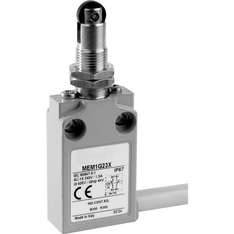 Panasonic MEM1G23ZD MEM1G23ZD Endschalter 24 V 5 A Rollenstößel drehbar  IP67 1 St.