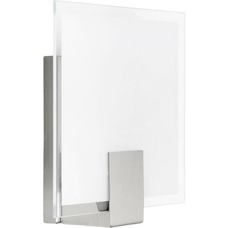 Brilliant Sonian 90324/13 Wandleuchte E14  40 W LED Edelstahl, Weiß