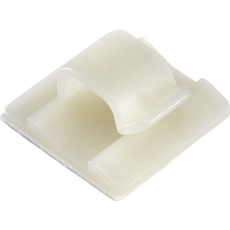 TRU COMPONENTS TC-FC1208203 Befestigungssockel selbstklebend 1593109 Bündel-Ø-Bereich 8.30 mm (max)
