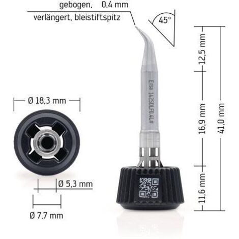 Ersa 0142SDLF04L/SB Lötspitze  Spitzen-Größe 0.40 mm  Inhalt 1 St.