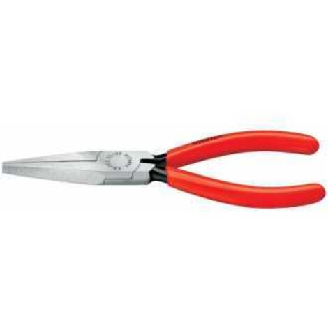 Knipex 30 11 190 Elektronik- u. Feinmechanik Flachzange Gerade Chrom-Vanadium Elektrostahl 190 mm