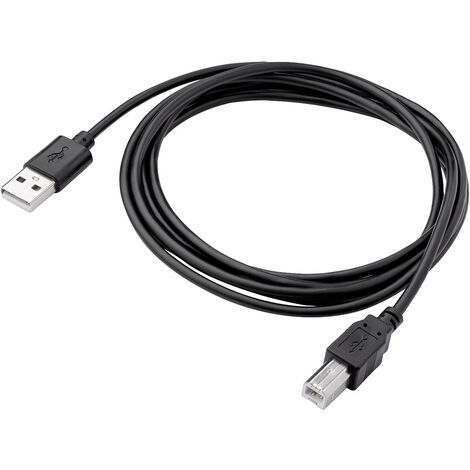 Akyga USB-Kabel   USB-A Stecker, USB-B Stecker 1.80 m Schwarz  AK-USB-04 (1/3)