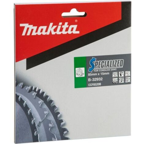 Makita Sägeblatt Kreissägeblatt Holz 85 x 15 Specialized 20 Zähne B-32932