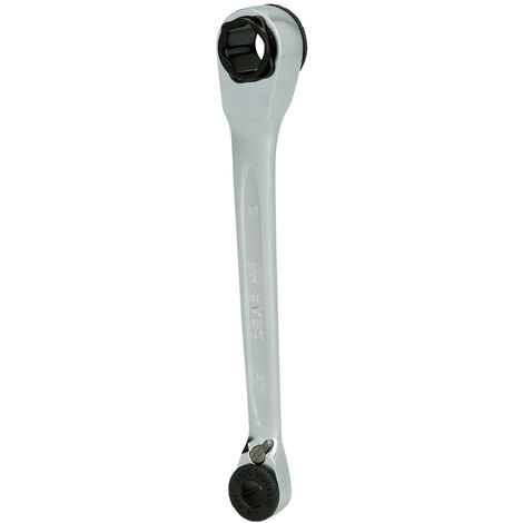 GEARplus Mini-Bit-Umschalt-Ratschenringschlüssel, 1/4"x10mm