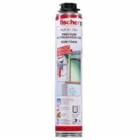 Fischer PUP HF 750 B1 Pistolenschaum Herstellerfarbe Beton-Grau 45300 750 ml (1/5)