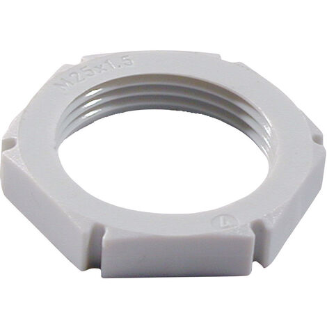 Wiska 10061786 EMUG M50 RAL 9005 Gegenmutter M50 Polyamid Schwarz 1 St. (1/2)