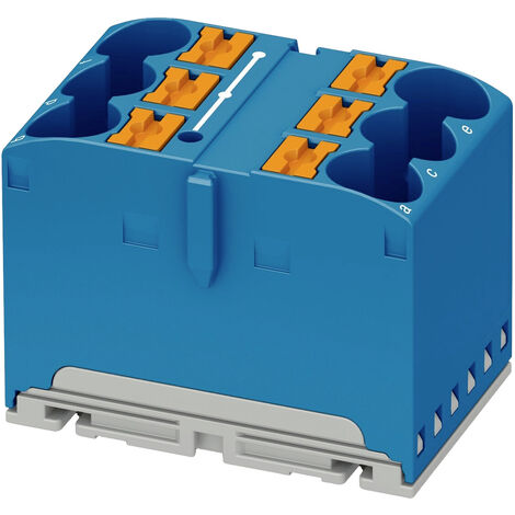 Phoenix Contact 1082388 Verteilerblock  Push-Lock-Anschluss  Blau 1 St.