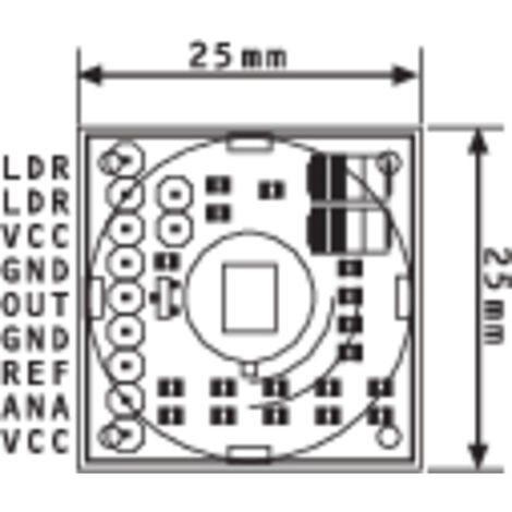 B + B Thermo-Technik PIR-Bewegungssensor-Modul PIR-STD-LP 5 V/DC 3 - 5 ...