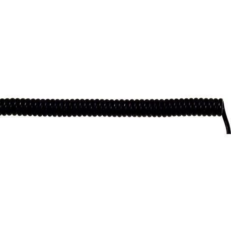 LAPP 73220269 Spiralkabel UNITRONIC® SPIRAL 500 mm / 2000 mm 7 x 0.25 mm² Schwarz 1 St.