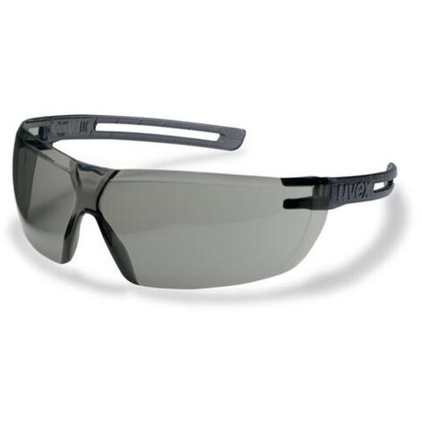 uvex x-fit 9199280 Schutzbrille inkl. UV-Schutz Grau, Transluzent