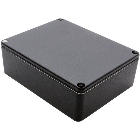 Hammond Electronics 1590WBB2BK Universal-Gehäuse 119 x 94 x 38 Aluminium Druckguss Schwarz 1 St. (1/2)