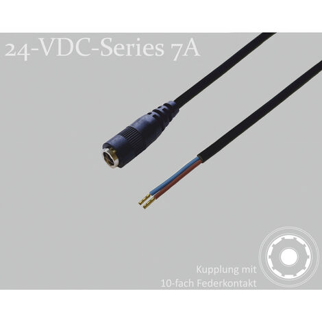 BKL Electronic 075913 DC-Steckverbinder DC-Kupplung - Aderendhülsen 2.5 mm 1.5 m 1 St. Single (1/2)