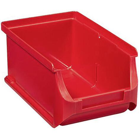 ALLIT Sichtlagerkasten Größe 2 Farbe rot 160 x 102 x 75 mm