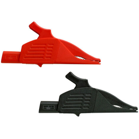 Benning TA 1 Sicherheits-Abgreifklemmen-Set Steckanschluss 4 mm CAT III 1000 V Rot, Schwarz (1/2)