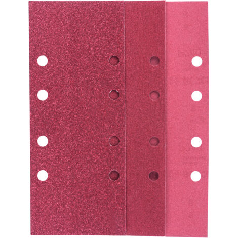 Bosch 25-teiliges Schleifblatt-Set für Schwingschleifer, Körnung 60, 80, 120, 240