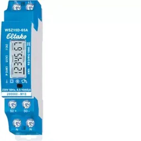 Eltako WSZ15D-65A MID 28065615 Wechselstromzähler digital 65 A MID-konform: Ja 1 St. (1/2)