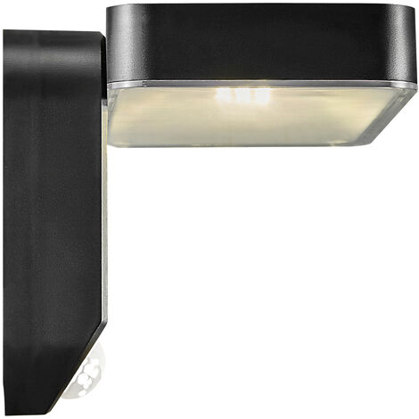 Nordlux Rica Square 2118161003 Solar-Außenwandleuchte  LED LED 5 W Schwarz