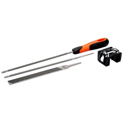 Bahco 168-COMBI-4.0-6922 Kettensägefeile-Set, Ergo-Heft, 200mm Ø 4,0mm, Feilen-Hilfe Länge 200 mm 1 (1/3)