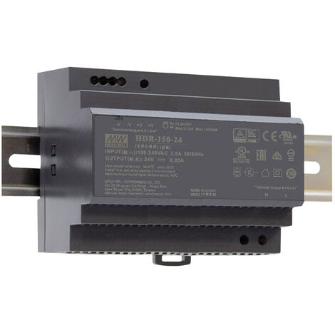 Mean Well HDR-150-12 Hutschienen-Netzteil (DIN-Rail)  12 V/DC  135.6 W Anzahl Ausgänge:1 x  Inhalt 1