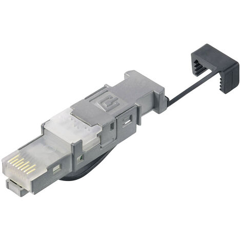 Telegärtner STX RJ45 Stecker AWG22-26 Cat.6 sw 100007453 (1/3)