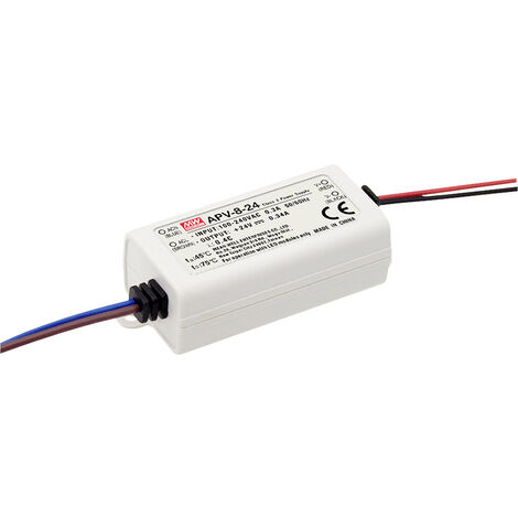 Mean Well APV-8-12 LED-Trafo  Konstantspannung 8 W 0 - 0.67 A 12 V/DC nicht dimmbar, Überlastschutz