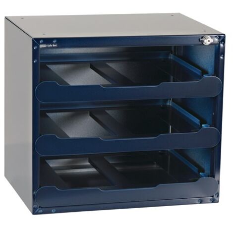 raaco SafeBox 80 Tragerahmen für Sortimentskasten (B x H x T) 451 x 403 x 330 mm Anzahl Fächer: 3 (1/3)