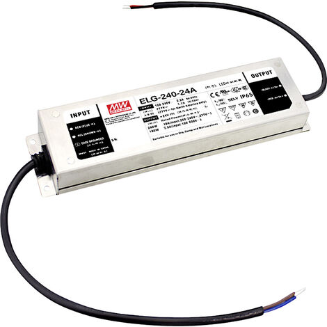 MW Mean Well ELG-240-24DA-3Y LED-Trafo, LED-Treiber  Konstantspannung, Konstantstrom 240 W 10 A 12 -