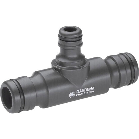 GARDENA 02835-20  Kunststoff T-Stück Steckkupplung Profi-System, Steckkupplung