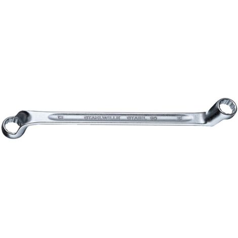 Stahlwille 41041719 20 17 X 19 Doppel-Ringschlüssel Schlüsselweite (Metrisch) 17 - 19 mm (1/4)