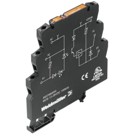 Weidmüller Halbleiterrelais 8937990000 0.05 A Schaltspannung (max.): 28.8 V/DC 1 St. (1/2)