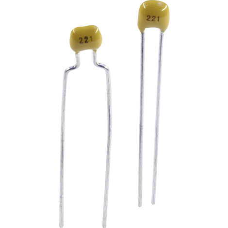 TANCAP CT4-0805B223K500C1 Keramik-Kondensator THT 22 nF 50 V 10 % (B x H) 4.2 mm x 25 mm 1 St. (1/2)