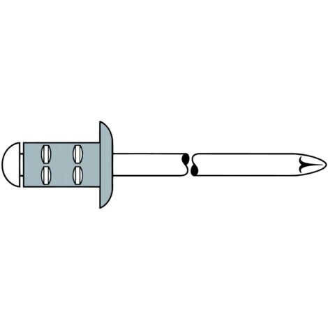 Gesipa 1432059 Blindniete (Ø x L) 4 mm x 17 mm  Edelstahl Aluminium   50 St.